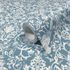 Non-woven wallpaper floral birds blue white 47623 2