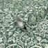 Non-woven wallpaper floral ornaments green cream 47624 2