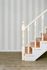 Non-woven wallpaper stripes textile look grey white 47634 1