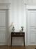 Non-woven wallpaper stripes textile look blue white 47635 1