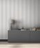 Non-woven wallpaper stripes textile look grey 47637 1