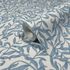 Non-woven wallpaper floral leaves motif white blue 47642 2