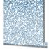 Non-woven wallpaper floral leaves motif white blue 47642 3