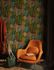Non-woven wallpaper exotic plants green orange 47652 1