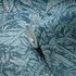 Non-woven wallpaper leaf pattern petrol silver 39560-3 3