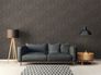 Non-woven wallpaper plaster black beige glitter 39563-5 7