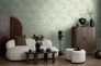 Designer wallpaper Michalsky leaves white green 39981-1 3