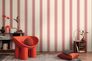 Designer wallpaper Michalsky stripes red cream 39983-1 3