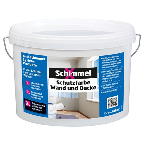 SchimmelX protective paint for walls and ceilings white 10L