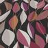 Non-woven wallpaper leaf pattern black grey red 10431-06 3