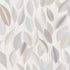 Non-woven wallpaper leaf pattern white grey beige 10431-31 2