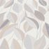 Non-woven wallpaper leaf pattern white grey beige 10431-31 3