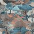 Non-woven wallpaper landscape petrol brown grey 10433-19 2