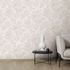 Non-woven wallpaper leaves cream beige metallic 10402-14 1