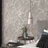 Non-woven wallpaper leaves brown grey metallic 10402-37 1