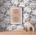 Non-woven wallpaper vintage flowers blue beige 39607-1 5