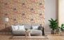 Non-woven wallpaper vintage flowers grey pink 39607-2 1