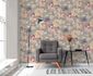 Non-woven wallpaper vintage flowers grey pink 39607-2 5