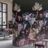 Wall mural Guido Maria Kretschmer Floral black purple 1