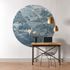 Wall mural round Guido Maria Kretschmer jungle blue 4