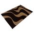 Designer carpet Florence waves brown black 2