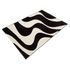 Designer carpet Florence waves black cream 2