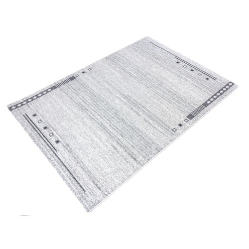 Rug Manhattan Stripes Abstract white woven carpet