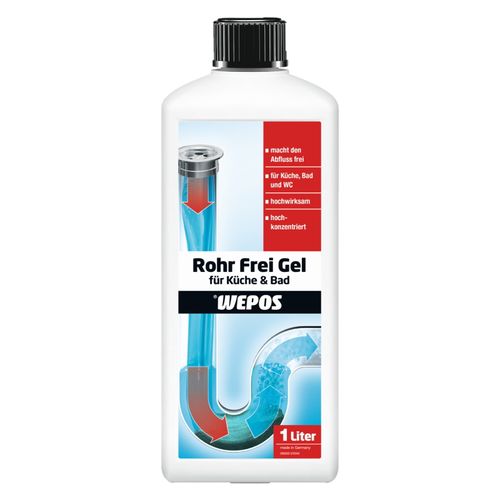 Wepos Drain-Ex Gel Kitchen & Bathroom 1 L Drain Cleaner