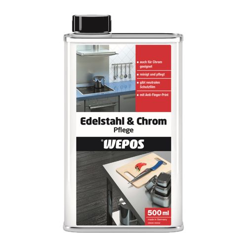 Wepos stainless steel & chrome care protective film 500 ml