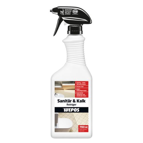 Wepos Sanitary & Limescale Cleaner Spray Gel 750 ml