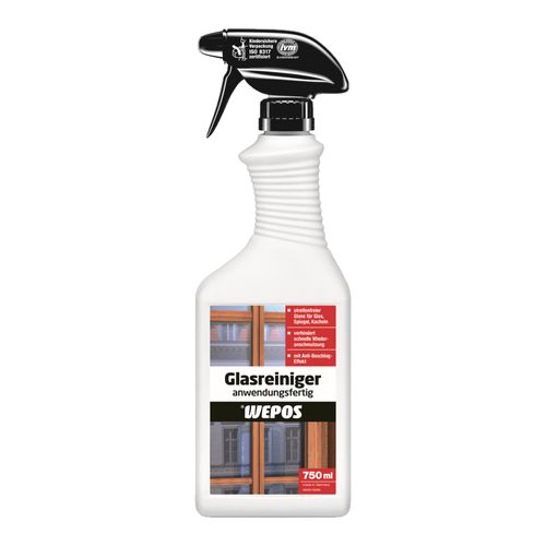 Wepos glass cleaner ready to use spray 750 ml