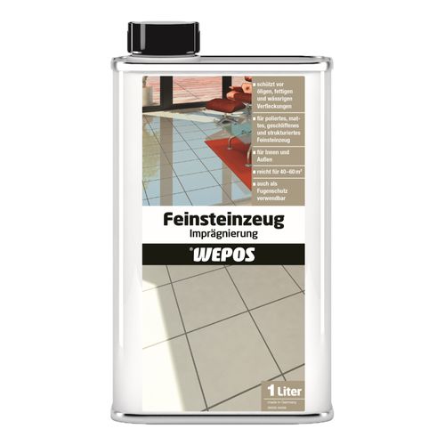 Wepos porcelain stoneware impregnation protection 1L