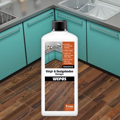 Wepos vinyl & design floor cleaner concentrate 1 L