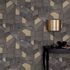 Non-woven wallpaper Elle tiles Gold Metallic 10445-37 1