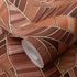 Non-woven wallpaper Elle leaves red orange gold 10446-13 4