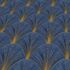 Non-woven wallpaper Elle Art Deco Blue Gold 10451-08 3