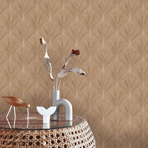 Non-woven wallpaper Elle Art Deco Gold Metallic 10451-30