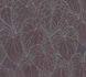 Non-woven wallpaper Daniel Hechter leaves purple metallic 2