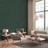 Non-woven wallpaper Daniel Hechter stripes green gloss 1