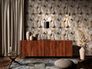 Non-woven wallpaper graphic motif beige grey brown 39932-1 4