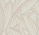 Non-woven wallpaper leaves grey cream metallic 39933-3 2