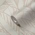 Non-woven wallpaper leaves grey cream metallic 39933-3 7