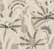 Non-woven wallpaper floral grey black silver 39936-1 2