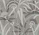 Non-woven wallpaper floral grey blue metallic 39936-2 2