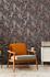 Non-woven wallpaper floral black red copper 39936-4 7