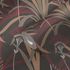 Non-woven wallpaper floral black red copper 39936-4 8