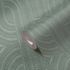 Non-woven wallpaper retro green white gold 39937-5 7