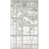 Photo Wallpaper Window Bamboo Floral Cream Green 39846-1 2