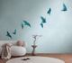 Photo wallpaper birds sky watercolour blue 39923-1 3