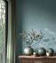 Non-woven wallpaper texture plaster look blue gloss 78227-2 1